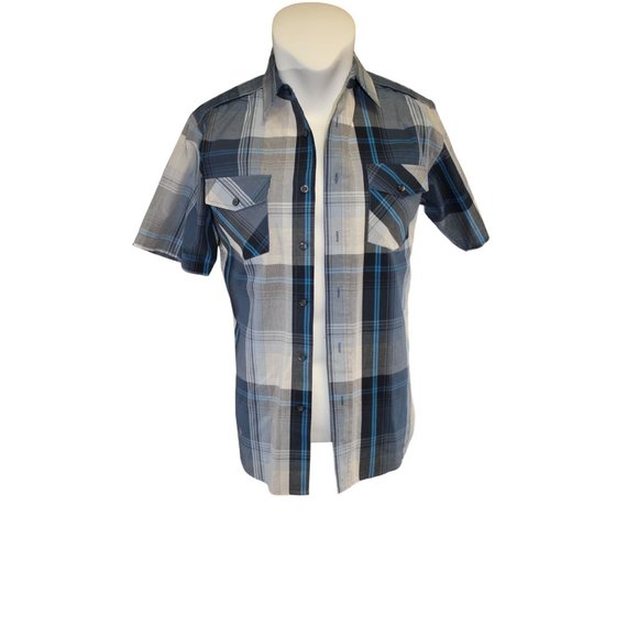 Airwalk /Polo short sleeved /(Size M) /Blues /(55% Cotton & 45% Polyester) - Picture 1 of 16